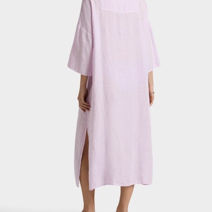 Vilebrequin - Women Linen Kaftan Solid - Kaftan - Logan - Violett - Größe L/XL – Bild 4