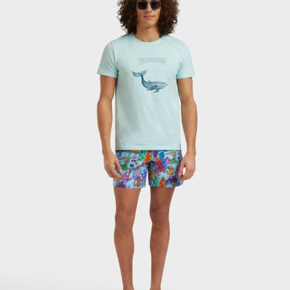 Vilebrequin - Plantes Aquatiques Badeshorts Für Herren - Bademode - Moorea - Blau - Größe XS – Bild 5