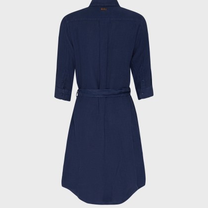 Vilebrequin - Solid Hemdkleid Aus Leinen Für Damen - Kleid - Ludovie - Blau - Größe S – Bild 2