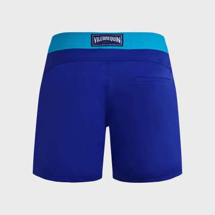 Vilebrequin - Color Block Stretch-badeshorts Mit Flachem Bund Für Herren - Bademode - Merle - Blau - Größe XL – Bild 2