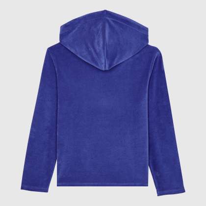 Vilebrequin - Langärmeliges Frottee-t-shirt Mit Kapuze Für Herren - T-shirt - Therapy - Blau - Größe XL – Bild 2