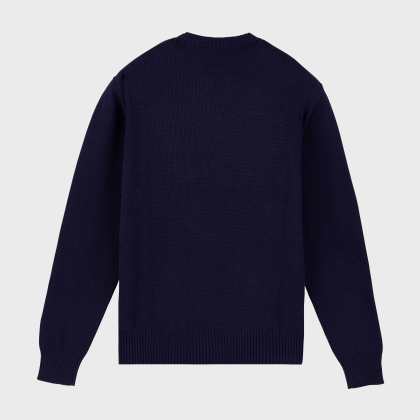 Vilebrequin - Turtle Rundhalspullover Aus Baumwolle Und Kaschmir Für Herren - Pullover - Rayol - Blau - Größe 4XL – Bild 2