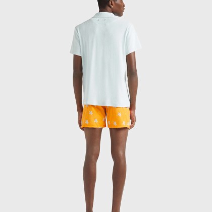 Vilebrequin - Solid Unisex-bowling-hemd Aus Baumwolle - Hemd - Charli - Blau - Größe XXL – Bild 4