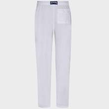 Vilebrequin - Solid Gerade Geschnittene Leinenhose Für Herren - Hose - Parc - Weiss - Größe XXL