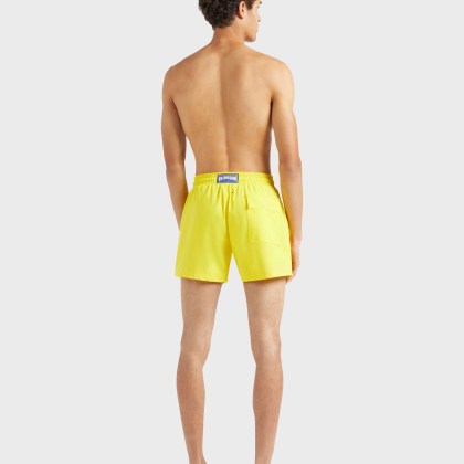 Vilebrequin - Kurze Solid Badeshorts Für Herren - Bademode - Monrise - Gelb - Größe S