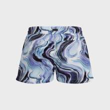 Vilebrequin - Marble Stretch-badeshorts Mit Flachem Bund Für Damen - Shorty - Ferise - Weiss - Größe XS