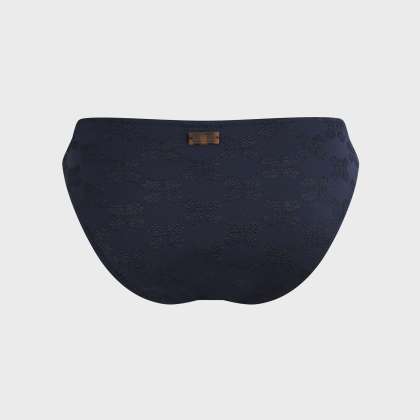 Vilebrequin - Turtles Monogram Midi-bikinihose Aus Jacquard Für Damen - Bademode - Frise - Blau - Größe S – Bild 2