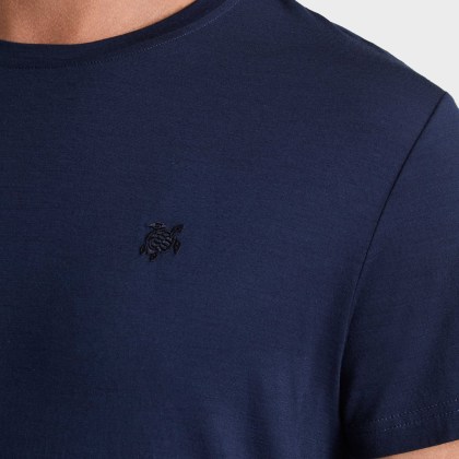 Vilebrequin - Solid Woll-t-shirt Für Herren - T-shirt - Thom - Blau - Größe M – Bild 5