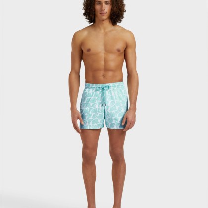Vilebrequin - Kurze Seashells Stretch-badeshorts Für Herren - Bademode - Monrise - Weiss - Größe L – Bild 3
