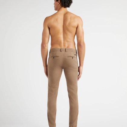 Vilebrequin - Solid Chinohose Aus Tencel Und Baumwolle Für Herren - Hose - Taillat - Marone - Größe 34 – Bild 4