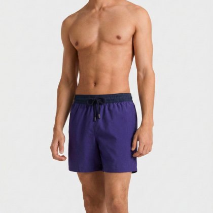 Vilebrequin - Super 120%27s Woll-badeshorts Für Herren - Bademode - Magnus - Blau - Größe XL