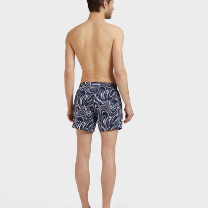 Vilebrequin - Kurze Orcas Stretch-badeshorts Für Herren - Bademode - Monrise - Blau - Größe L – Bild 4