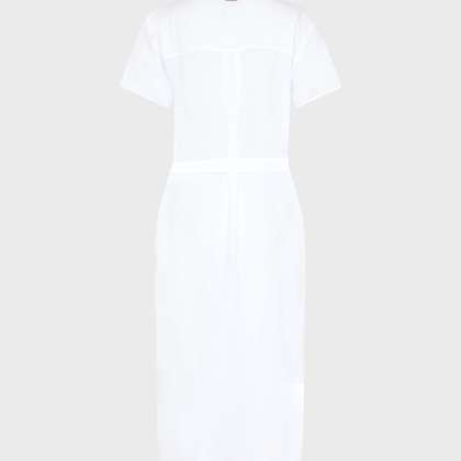 Vilebrequin - Solid Hemdkleid Aus Leinen Für Damen - Kleid - Luciane - Weiss - Größe XL – Bild 2