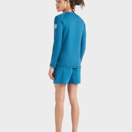 Vilebrequin - Langärmeliger Solid Rashguard Für Herren - Rashguard - Regulary - Blau - Größe S – Bild 4