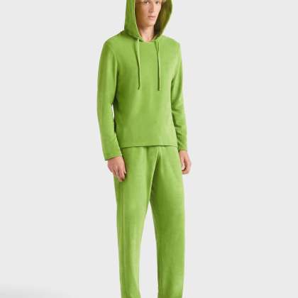 Vilebrequin - Solid Herren Hose Aus Frottee - Hose - Polide - Grün - Größe XXL – Bild 5