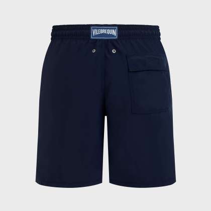 Vilebrequin - Lange Solid Badeshorts Für Herren - Bademode - Okoa - Blau - Größe XXXL – Bild 2