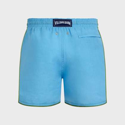 Vilebrequin - Solid Badeshorts Aus Leinen Für Herren - Bademode - Mallorca - Blau - Größe XL – Bild 2