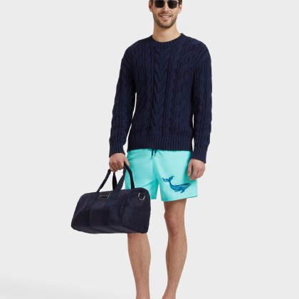 Vilebrequin - Whale Badeshorts Mit Stickerei Für Herren - Bademode - Motu - Blau - Größe XXL – Bild 5