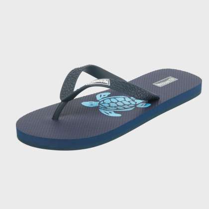 Vilebrequin - Turtle Bade-zehentrenner Für Herren - Schuhe - Copp - Blau - Größe 40/41 – Bild 2