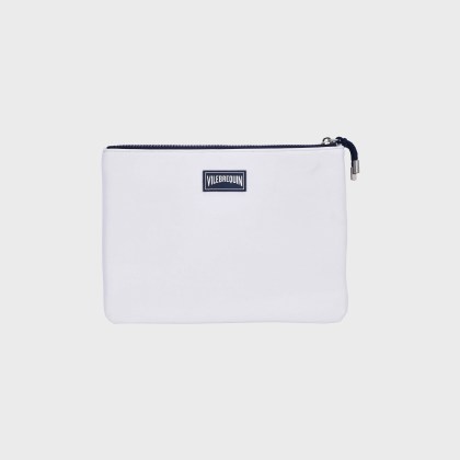 Vilebrequin - Solid Unisex-beutel Aus Neopren - Tasche - Pool - Weiss - Größe OSFA – Bild 2