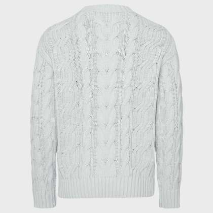 Vilebrequin - Herren Zopfmuster-baumwollpullover - Pullover - Philippe - Weiss - Größe XL – Bild 2