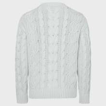 Vilebrequin - Herren Zopfmuster-baumwollpullover - Pullover - Philippe - Weiss - Größe XL