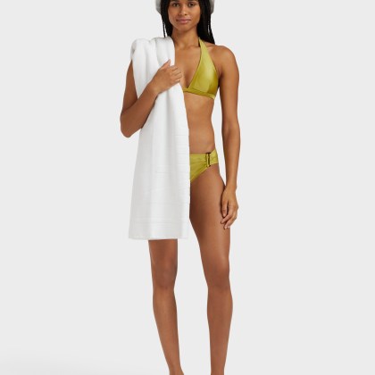 Vilebrequin - Mittelhohe Shiny Solid Stretch-bikinihose Für Damen - Bademode - Loon - Grün - Größe S – Bild 5