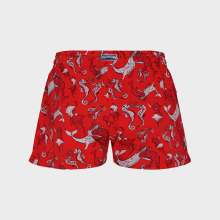 Vilebrequin - Whales Love Badeshorts Für Damen - Shorty - Fabya - Rot - Größe XS