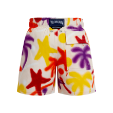 Vilebrequin - Spray Paint Stretch-badeshorts Für Jungen - Vbq X Palm Angels - Bademode - Jirise - Rosa - Größe 2