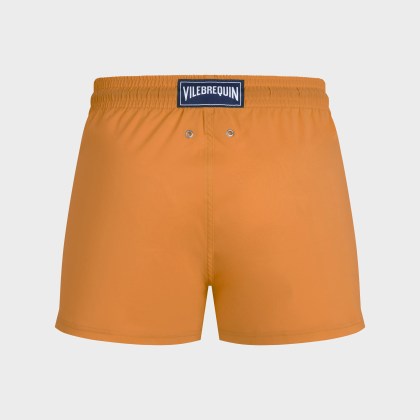Vilebrequin - Kurze Und Figurbetonte Einfarbige Stretch-bademode Für Herren - Bademode - Man - Orange - Größe XL