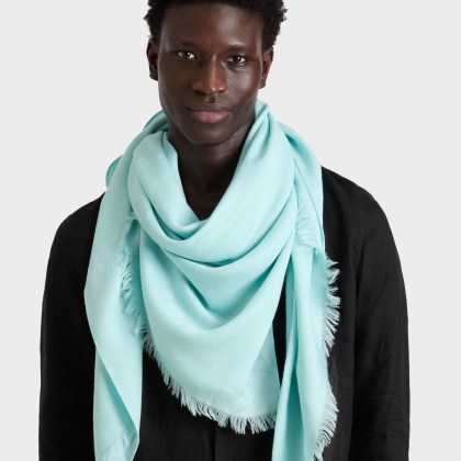 Vilebrequin - Turtle Monogram Stola - Halstuch - Sublime - Blau - Größe OSFA – Bild 2