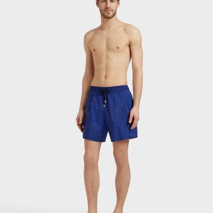 Vilebrequin - Ultraleichte Und Verstaubare Turtles Net Badeshorts Für Herren - Bademode - Mahina - Blau - Größe S – Bild 3