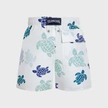 Vilebrequin - Tortues Multicolores Badeshorts Für Jungen - Bademode - Jim - Weiss - Größe 2