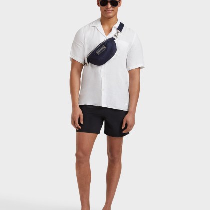 Vilebrequin - Solid Bowling-hemd Aus Leinen Für Herren - Hemd - Charli - Weiss - Größe XXL – Bild 5