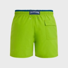 Vilebrequin - Zweifarbige Solid Bicolore Badeshorts Für Herren - Bademode - Moka - Grün - Größe M