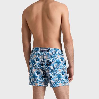 Vilebrequin - Kurze Island Flowers Stretch-badeshorts Für Herren - Bademode - Monrise - Weiss - Größe M – Bild 4