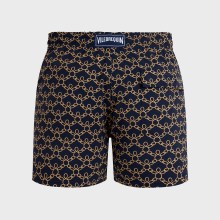 Vilebrequin - Turtles Chain Stretch-badeshorts Für Herren - Bademode - Monrise - Blau - Größe S