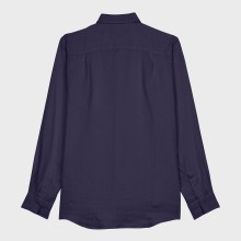 Vilebrequin - Turtle Monogram Hemd Aus Leinen Und Baumwolle Für Herren - Hemd - Caroubis - Blau - Größe XXXL