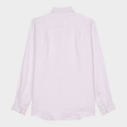 Vilebrequin - Einfarbiges Hemd Aus Leinen Für Herren - Hemd - Caroubis - Rosa - Größe XXXL – Bild 2