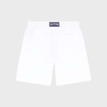 Vilebrequin - Frottee-bermudashorts Mit Aufgestickter Schildkröte Für Jungen - Bermuda - Goh - Weiss - Größe 4