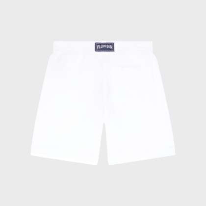 Vilebrequin - Frottee-bermudashorts Mit Aufgestickter Schildkröte Für Jungen - Bermuda - Goh - Weiss - Größe 8 – Bild 2