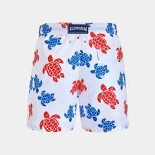 Vilebrequin - Tortues Multicolores Badeshorts Für Herren - Bademode - Moorea - Weiss - Größe XXL