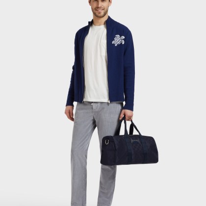 Vilebrequin - Turtle Pulloverjacke Aus Kaschmir Und Wolle Für Herren - Pullover - Juan - Blau - Größe XXL – Bild 5