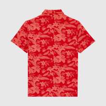 Vilebrequin - Baumwoll-polohemd Mit Lightening Flower-print Für Herren - Polohemd - Moussure - Rot - Größe M