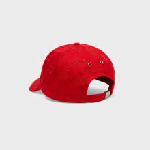 Vilebrequin - Bestickte Turtles All Over Schirmmütze - Mütze - Castle - Rot - Größe OSFA