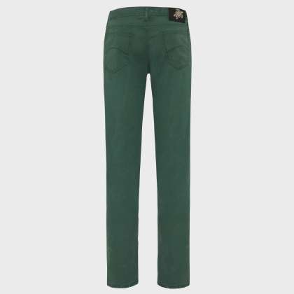 Vilebrequin - Herrenhose Aus Tencel-gabardine Im 5-taschen-design - Jeanshose - Gbetta18 - Grün - Größe 30 – Bild 2