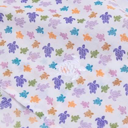 Vilebrequin - Micro Ronde Des Tortues Bowling-hemd Aus Bio-baumwolle Für Herren - Hemd - Charli - Weiss - Größe L – Bild 5