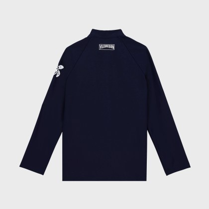 Vilebrequin - Langärmeliger Rashguard Und Reißverschluss Für Kinder - Rashguard - Ginko-zy - Blau - Größe 4 – Bild 2