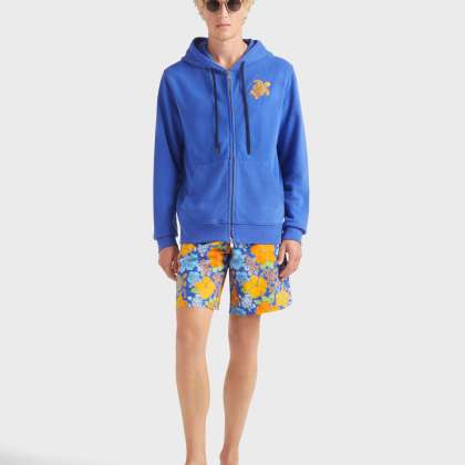Vilebrequin - Lange Badeshorts Mit Ronde Des Tortues-logo Für Herren - Bademode - Okoa - Blau - Größe L – Bild 5