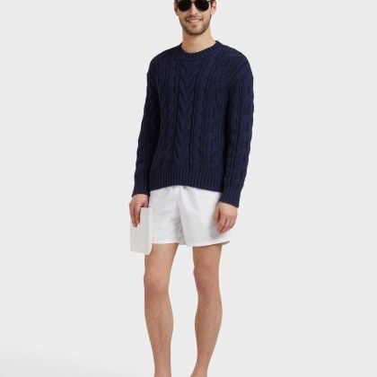 Vilebrequin - Solid Badeshorts Für Herren - Bademode - Moorea - Weiss - Größe XL